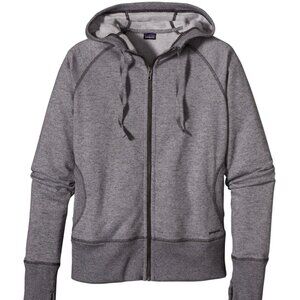 Patagonia Women's Cloud Stack Hoody Full Zip Sweatshirt Gray Size M